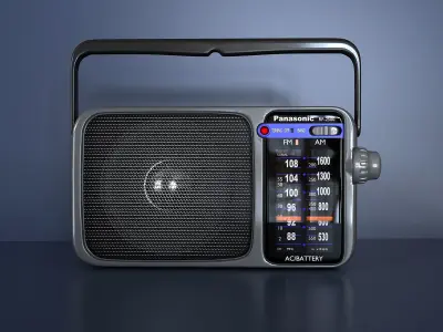 Brand portable receiver 7 3D model