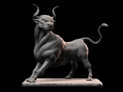 3D Model for 3D Printing - Toro Sculpture 3D print model