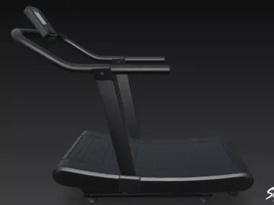 AirRunner Treadmill Low-poly 3D model