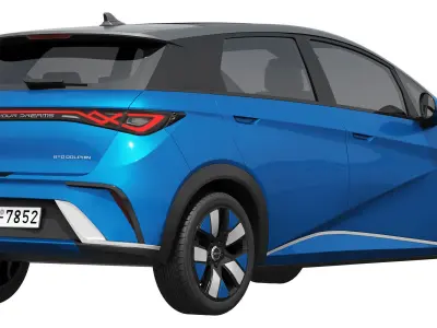 BYD Dolphin 2025 3D model