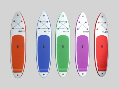 CROSS Allround SUP surfboard Low-poly 3D model