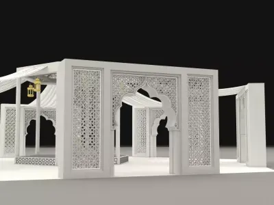 Ramadan tent  3D model