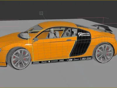 Audi R8 car 3d model 3D model
