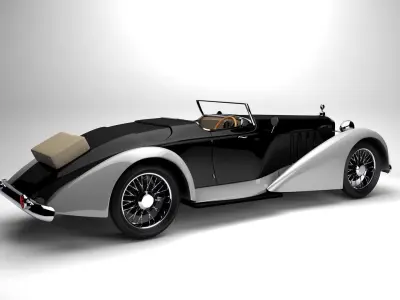 Classic car 3D model