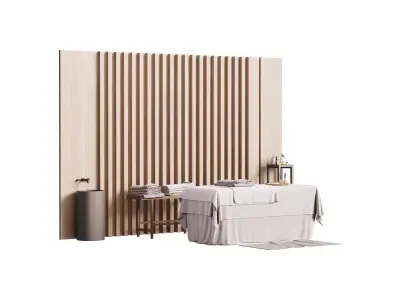 Modern spa and accessories 02 3D model