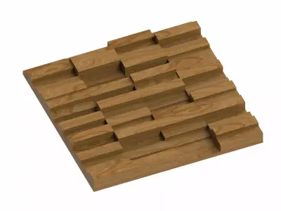 Decorative panel STL 3D model 12