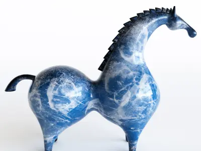 pottery horse 3D model