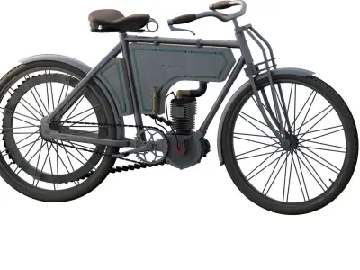 1904 automatic inlet valve 3D model