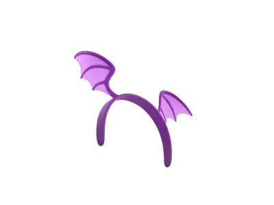 Bat Wing Headband 3D model