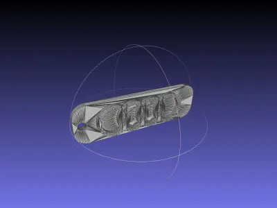 AUDI Keychain 3D print model