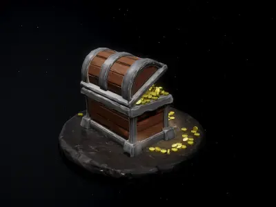 Next Generation Treasure Chest 3D model