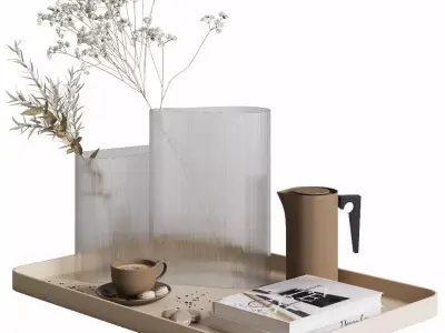 Coffee set 04 3D model