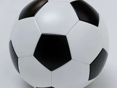 Photo Realistic Soccer Ball 3D model