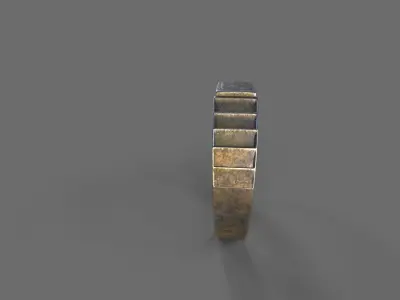High-Quality 3D Ring Model Low-poly 3D model 27