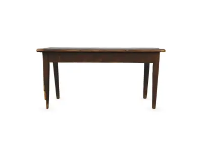 Old Wooden Tables Pack 8 Models Low Poly Low-poly 3D model