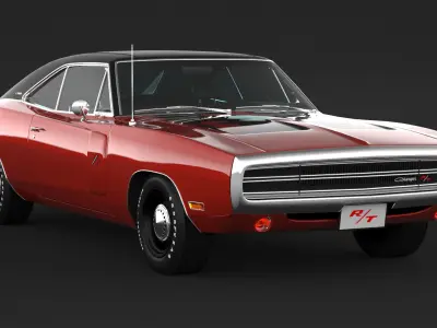 1970 Dodge Charger RT 3D model
