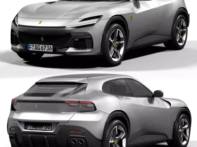 Ferrari Purosangue 3D model