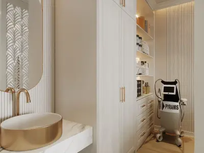 Spa interior design Model 3D model