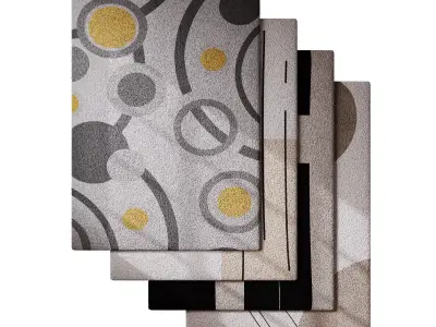 Rug Set 05 3D model
