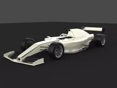 Formula 1 racing car 3D model