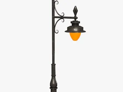 Street Lantern Low-poly 3D model