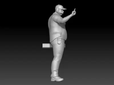 nfl coach man 4 3D print model