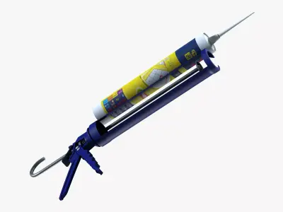 Silicone gun 3D model