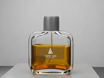 Parfume bottle - Spray bottle High detail  3D model