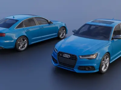 Audi S6 2016 3D print model