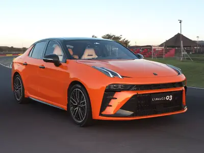 2023 Lynkco03 with interior Low-poly 3D model