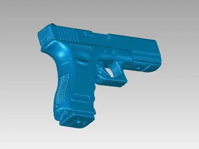 Real Glock 18C Replica 3D Scan 3D model