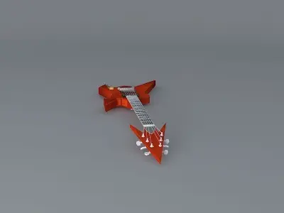 Arrowhead guitar Free 3D model