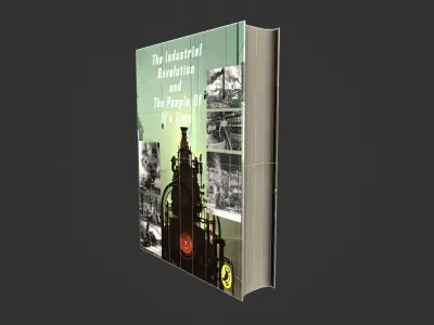 3D soft cover books Low-poly 3D model