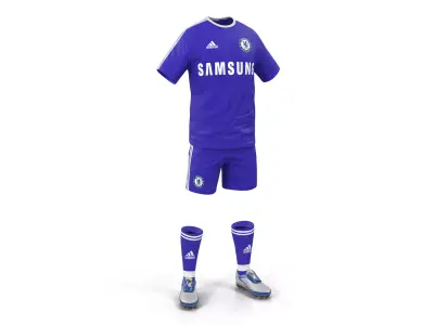 Soccer Clothes Chelsea 3D model