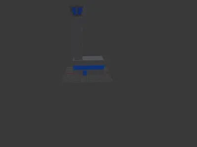 Airport Control Tower 3D model order
