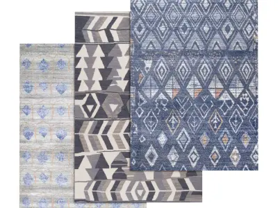 Rug Set 1481 3D model