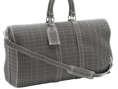 Louis Vuitton Monogram Keepall Bandouliere 55 3D model