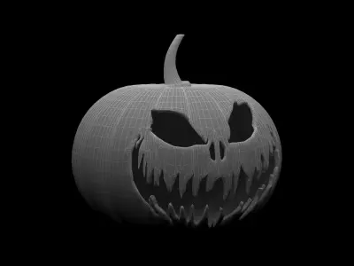 Halloween pumpkin 3D model