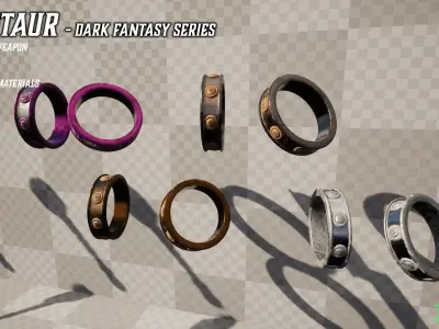 Dark Fantasy Pack - Unreal Engine 5 Asset Pack Low-poly 3D model