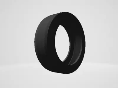 Tire Model Low-poly 3D model