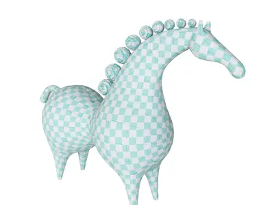 pottery horse 2 3D model