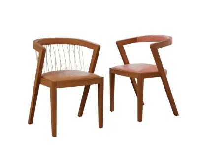 Dining chair 02 3D model
