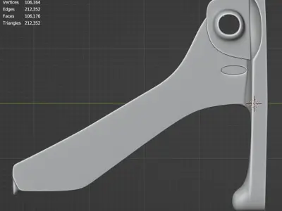glove compartment opener for Opel Corsa A  Free 3D print model