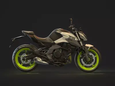 Base model CF Moto 650 NK 2023 3D model