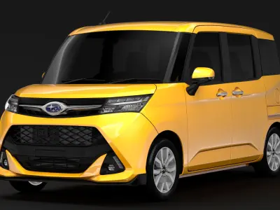 Subaru Justy RS 2017 3D model