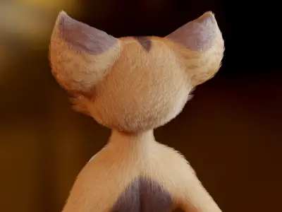 Yelena Anthro Dingo 3D model