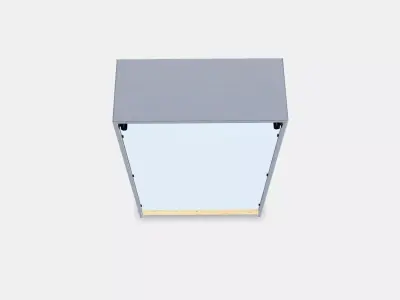 HAVSTA Cabinet with plinth Low-poly 3D model