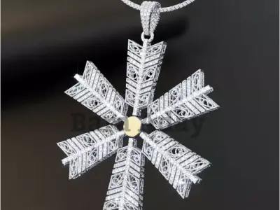 Rays of Elegance Necklace  3D print model