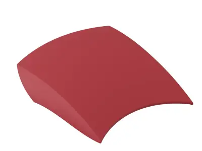 Plastic Exquisite Car Bonnet Toy 3D model