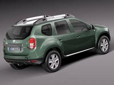 Dacia Duster 2014 3D model